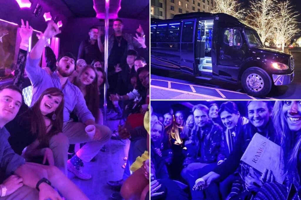 How many people fit in a party bus
