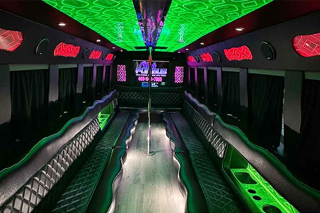 Typical Party Bus Capacities