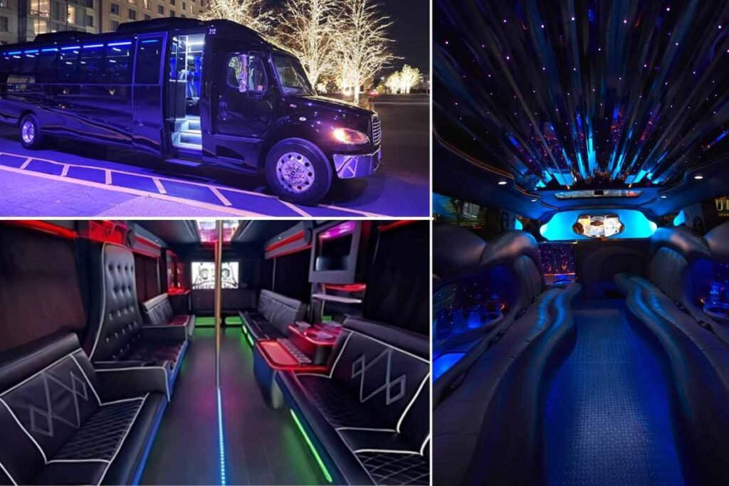 premium Features of Georgetown Party Buses