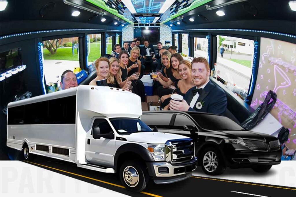 Enjoy the Top Amenities of our Limos - Party Buses