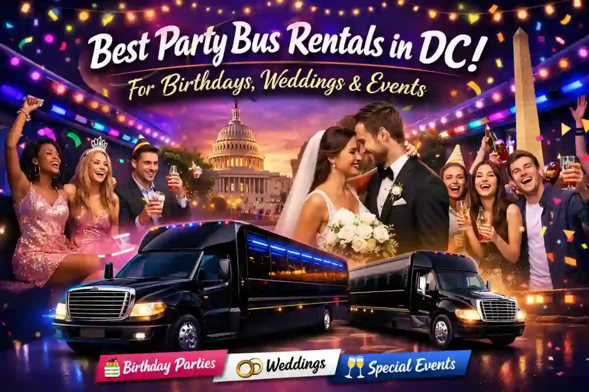 Best Party Bus Rentals in DC | for Birthdays, Weddings & Events