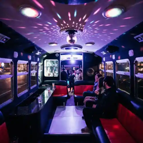 Quinceañera party bus rental in Waldorf MD
