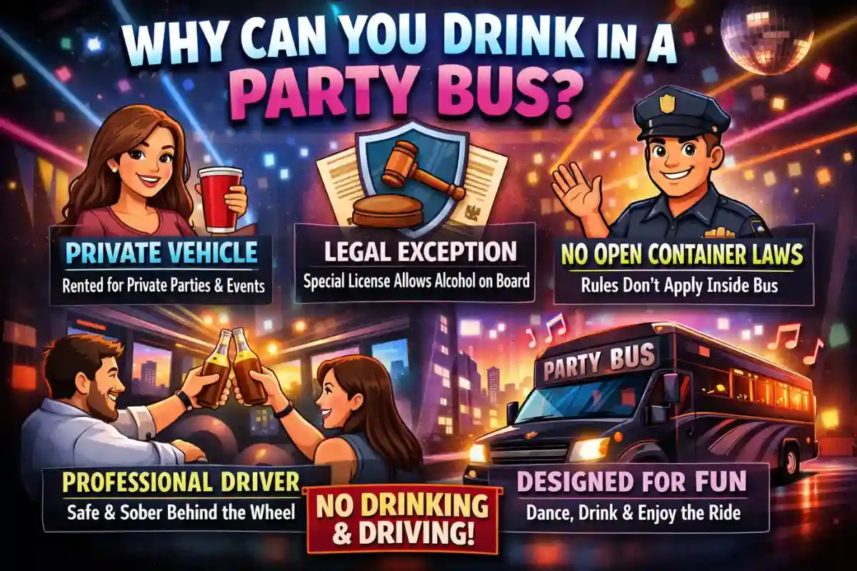 why can you drink in a party bus | PBRD A Complete Guide