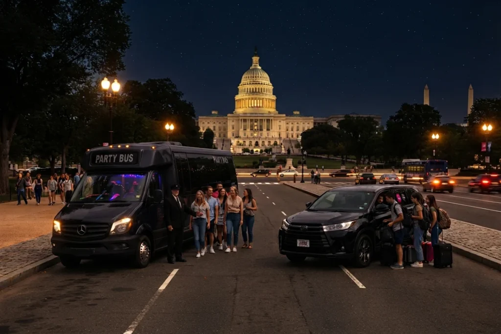 Party Bus vs Rideshare: Which One Wins for Groups?