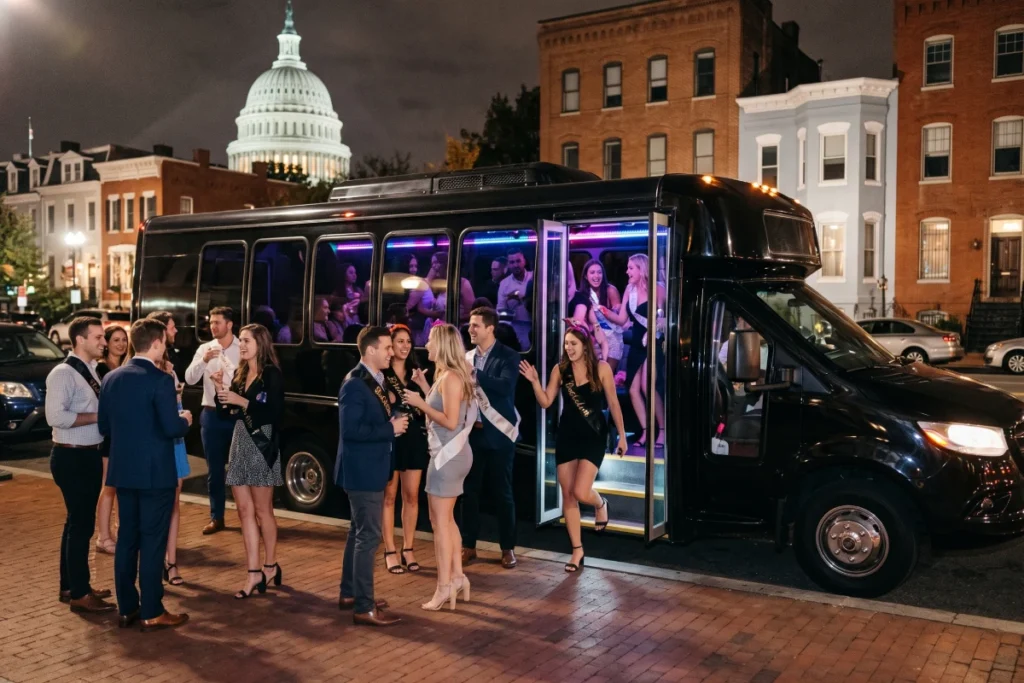 Bachelor and Bachelorette Party Bus