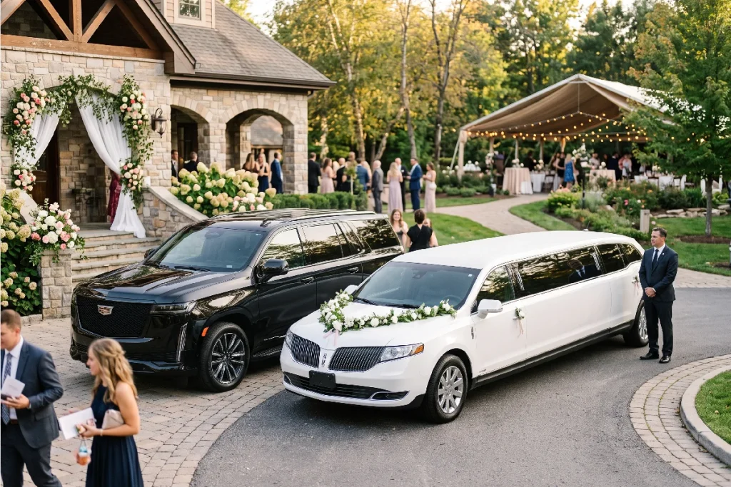 How Should You Plan Transportation Between the Ceremony and Reception?