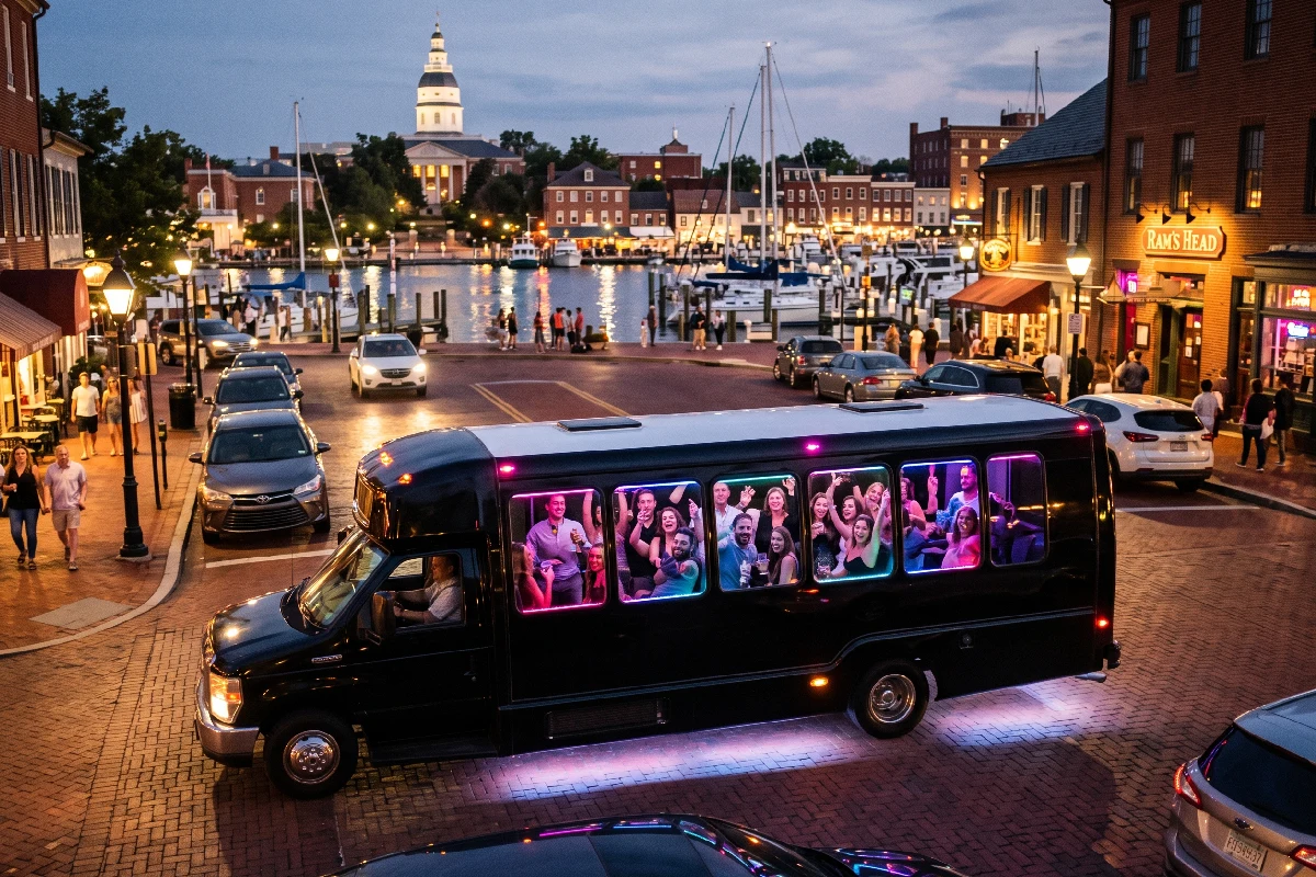 Party Bus Rentals in Annapolis, MD